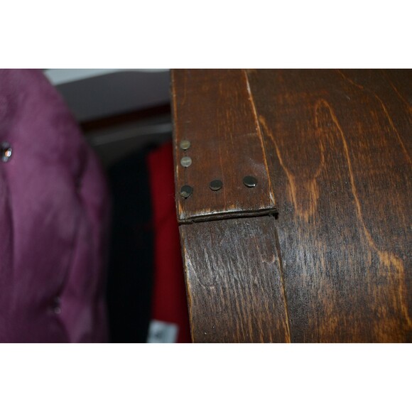 Bent Wood Cheese Box Painted with Cottage Core Farmhouse Americana Folk Art - Picture 6 of 9